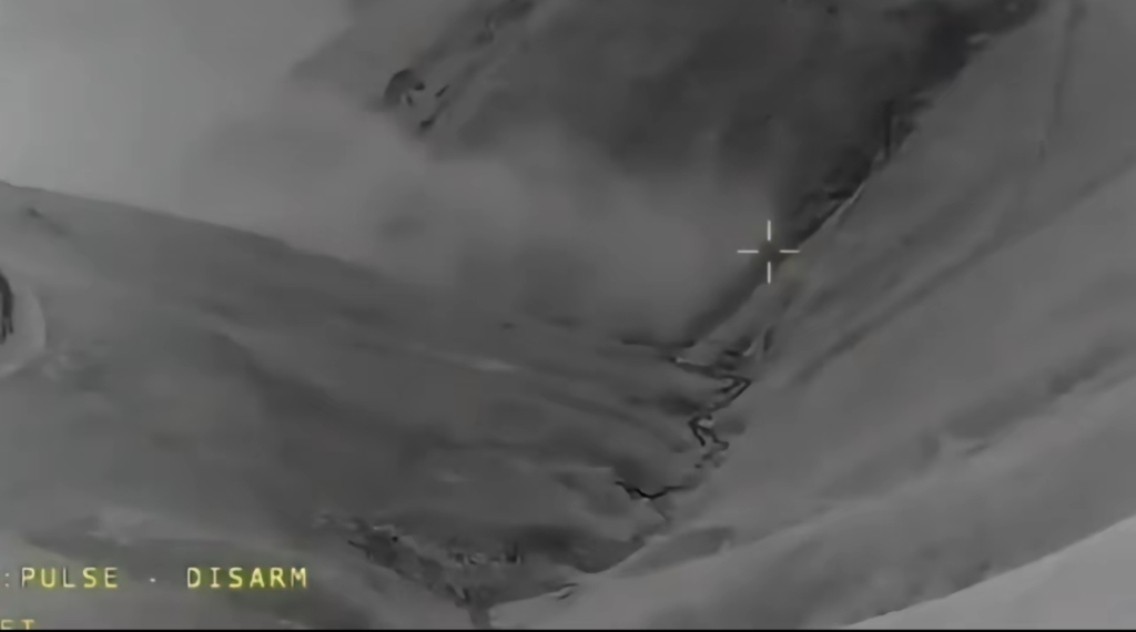 Thermal imaging reveals Iran helicopter crash